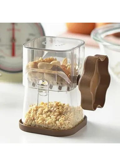 Nut Crusher Manual Peanut Paste Masher Dry Fruits Chocolate Chopper Kitchen Tool (Without FDA Certification) - Navy Blue