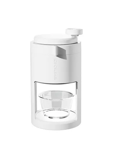 Hand Crank Ice Shaver Machine ABS Manual Snow Cone Shaved Ice Maker (BPA Free, No FDA)