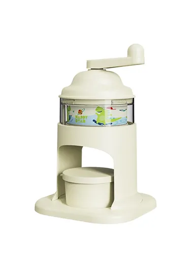 Home Manual Ice Shaver Machine Kids Cartoon Design Ice Crusher Hand Crank Snow Cone Maker (BPA Free, No FDA)