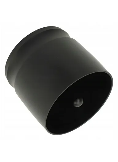 58mm Coffee Dosing Cup Anti Rust Aluminum Alloy Espresso Grounds Collector ( BPA Free, No FDA ) - Black