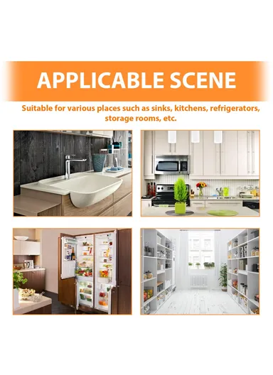 50Pcs Kitchen Plastic Wrap Food Cover Cling Film with Apple Shape Dispenser Box JUC09-A007-5-OG1