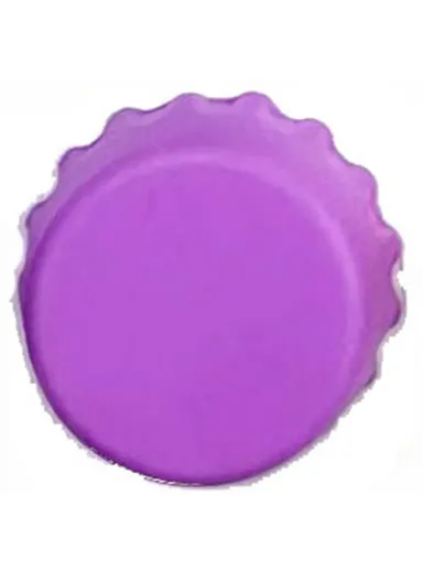 Silicone Rubber Bottle Cap Reusable Bottle Caps for Home Kitchen Gadgets (BPA Free, FDA Certified) - Purple