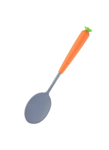 Creative Children Cookware Spatula Fork Spoon Kitchen Utensils (BPA Free, No FDA) - Carrot Spoon