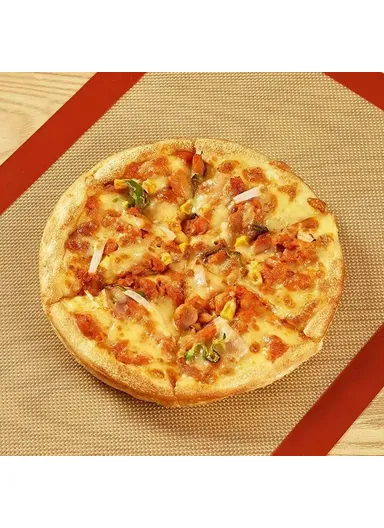 60 x 40cm Silicone Baking Mat with Small Buttons Non Stick Heat Resistant Pastry Mat (BPA Free, No FDA) - Black