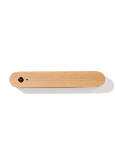 NO-HB012 Rechargeable Wooden Sensor Night Light LED Bedroom Wall Night Lamp Magnetic Key Holder Cabinet Door Hanging Lamp