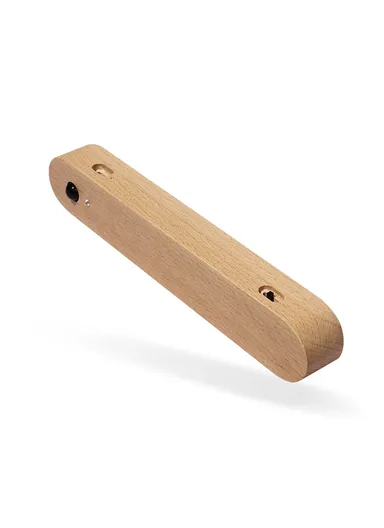 NO-HB012 Rechargeable Wooden Sensor Night Light LED Bedroom Wall Night Lamp Magnetic Key Holder Cabinet Door Hanging Lamp