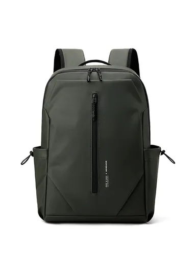 16 Inch Laptop Backpack Men Business Travel Casual Nylon Daypack Commuter Bag 3418 - Army Green
