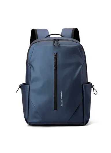 16 Inch Laptop Backpack Men Business Travel Casual Nylon Daypack Commuter Bag 3418 - Dark Blue