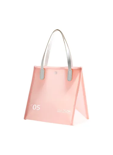 Waterproof PVC Travel Cosmetic Toiletries Organizer Bag Pouch Makeup Storage Handbag RH2313 - Pink