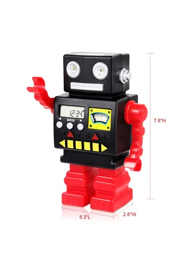 Cartoon Automatic Coin Counting Piggy Bank Robot for Kids Interactive Money Box (USD Version)