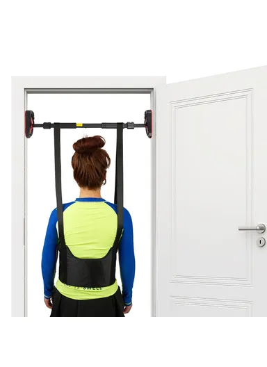 Back Stretcher Lumbar Traction Device Hanging Spinal Decompression Harness Spine Reset Belt MK-123 - S