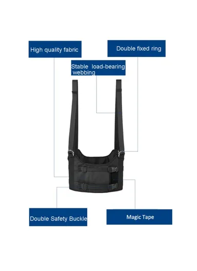 Back Stretcher Lumbar Traction Device Hanging Spinal Decompression Harness Spine Reset Belt MK-123 - S