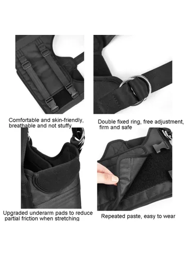 Back Stretcher Lumbar Traction Device Hanging Spinal Decompression Harness Spine Reset Belt MK-123 - S