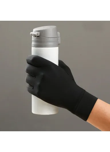 1Pair Full Finger Compression Gloves Arthritis Protector for Women &amp; Men Relieve Pain Gloves with Touchscreen Tips for Swelling Rheumatoid A0047 - S