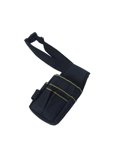 Tool Belt Pouch 600D Oxford Fabric with Waist Strap Multipurpose Repair Tool Organizer Bag (L25.5 x W12.5 x H3) cm