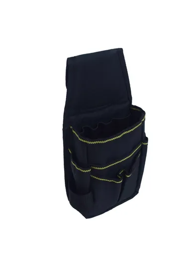 Tool Belt Pouch 600D Oxford Fabric with Waist Strap Multipurpose Repair Tool Organizer Bag (L25.5 x W12.5 x H3) cm