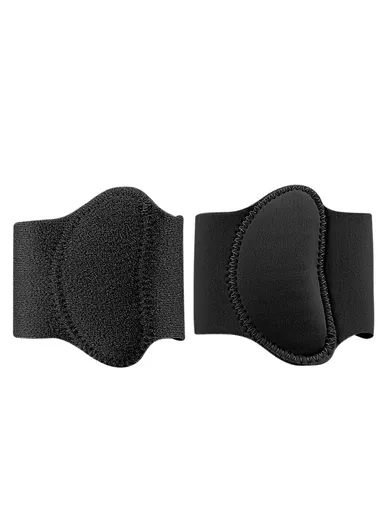 1 Pair Arch Support Insoles Orthopedic Foot Cushion Plantar Fasciitis Relief Adjustable Wrap - Black