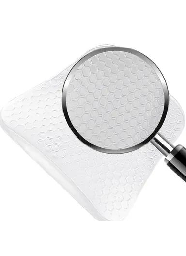 1 Pair Non-Slip Honeycomb Texture Transparent Arch Support Insoles for High Arches / Flat Feet 032 