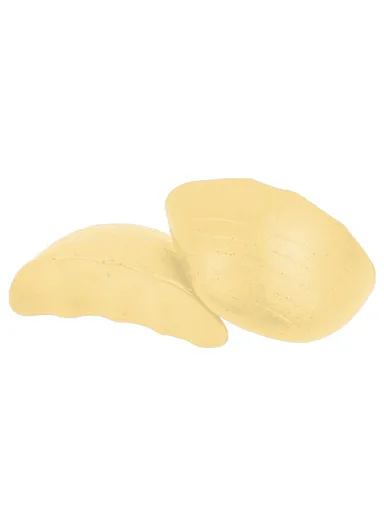 Shoe Toe Stopper Adjustable Filler Pads PU Foam Cushion For Loose Fitting Shoes &amp; Prevent Heel Slippage 001 - Nude / Round Toe