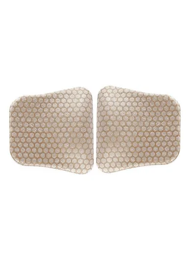 1 Pair Honeycomb Arch Support Insoles Orthopedic Cushion For Flat Feet &amp; High Arches One Size - Apricot