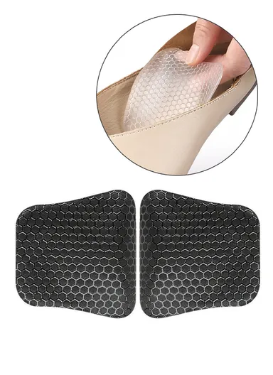 1 Pair Honeycomb Arch Support Insoles Orthopedic Cushion For Flat Feet &amp; High Arches One Size - Black