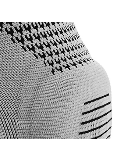 Knee Brace Knee Compression Sleeve Support for Men and Women Compression Breathable Knee Pads AB066 - Black/L