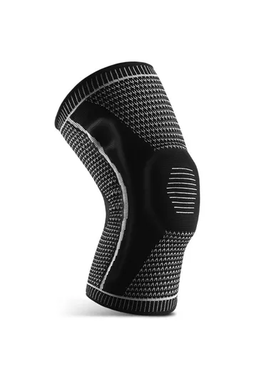 Knee Brace Knee Compression Sleeve Support for Men and Women Compression Breathable Knee Pads AB066 - Black/M