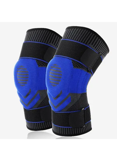 Athletics Knee Compression Sleeve Keep Warm Knee Support Knee Brace for Pain Relief, Fitness, Weightlifting, Hiking, Sports ABO06 - Black &amp; Grey/M