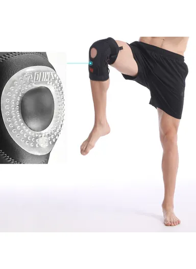 Knee Brace for Women and Men Knee Pain Reliever Patellar Knee Support with Side Stabilizers for Meniscus Tear Arthritis HX-7902 - L