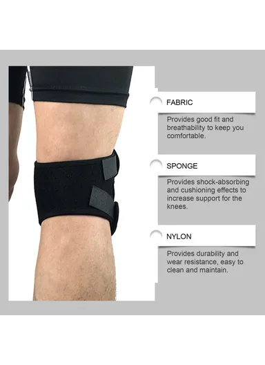 1Pc X Shape Knee Wrap Therapy Recovery Support Brace for Outdoor Sports J01-0106-01