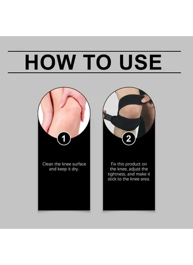 1Pc X Shape Knee Wrap Therapy Recovery Support Brace for Outdoor Sports J01-0106-01