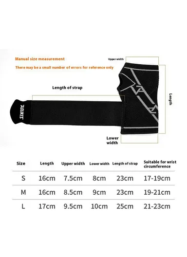 1Pc Breathable Wrist Support Brace for Badminton Fitness Extended Compression Wristband 8201 - Grey+White L
