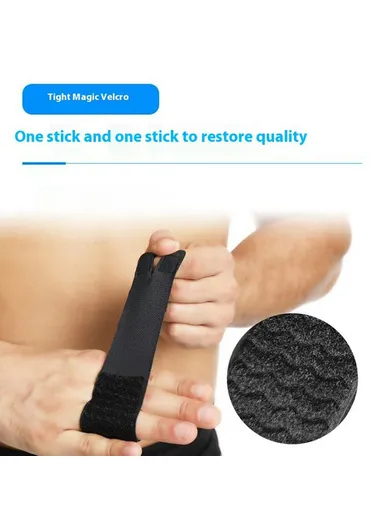 Double Finger Support Compression Finger Sleeve Joint Protection for Basketball / Volleyball 1581 - L