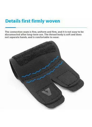 Double Finger Support Compression Finger Sleeve Joint Protection for Basketball / Volleyball 1581 - S