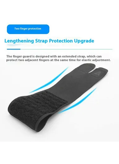 Double Finger Support Compression Finger Sleeve Joint Protection for Basketball / Volleyball 1581 - S