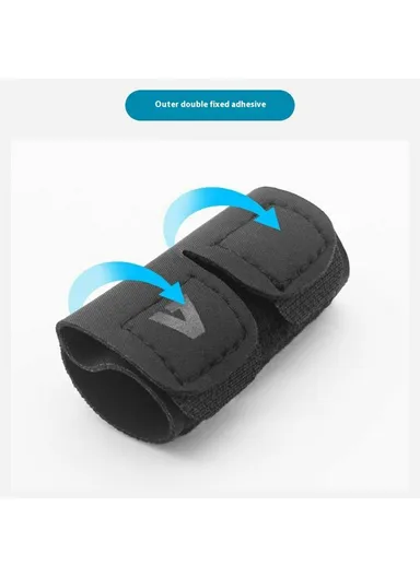 Double Finger Support Compression Finger Sleeve Joint Protection for Basketball / Volleyball 1581 - S