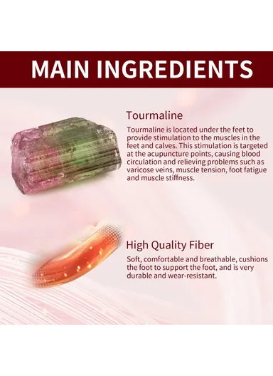 5 Pairs Acupoint Massage Foot Patch Relieve Venous Swelling Foot Care Pad XIA03-A005-5-RD1