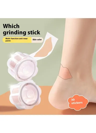 30Pcs High Heel Cushion Inserts, Toe Protector Gel Pads, Anti-Blister Tape for Shoes - Skin Color