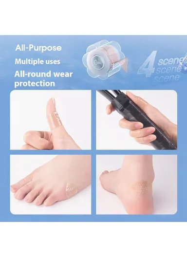 30Pcs High Heel Cushion Inserts, Toe Protector Gel Pads, Anti-Blister Tape for Shoes - Skin Color