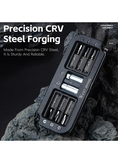 10 In 1 Portable Bicycle Repair Tool Multifunction Combination Wrench YP0719446 
