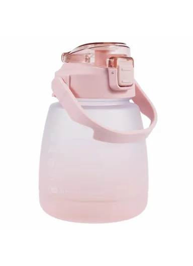 1300ML Drinking Cup Camping Cycling Water Bottle with Straw (BPA-Free, NO FDA Certified) - Pink