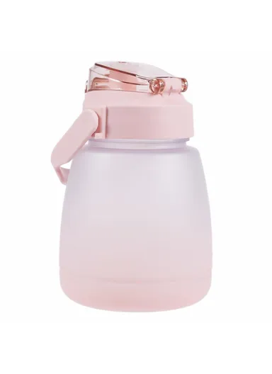 1300ML Drinking Cup Camping Cycling Water Bottle with Straw (BPA-Free, NO FDA Certified) - Pink