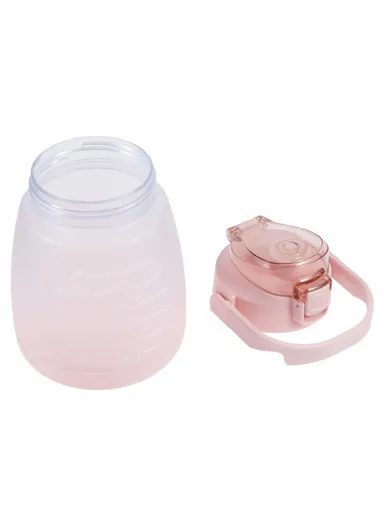 1300ML Drinking Cup Camping Cycling Water Bottle with Straw (BPA-Free, NO FDA Certified) - Pink