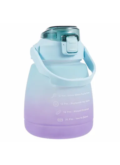 1300ML Large Water Bottle Drinking Cup with Straw (BPA-Free, NO FDA Certified) - Gradient Green