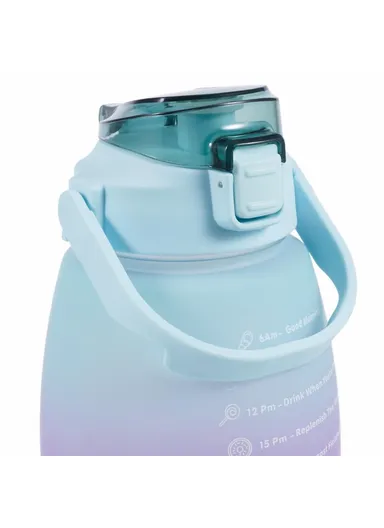 1300ML Large Water Bottle Drinking Cup with Straw (BPA-Free, NO FDA Certified) - Gradient Green