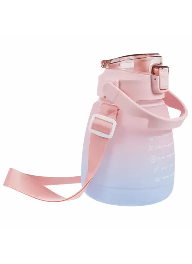 1300ML Large Water Bottle Drinking Cup with Straw (BPA-Free, NO FDA Certified) - Gradient Pink