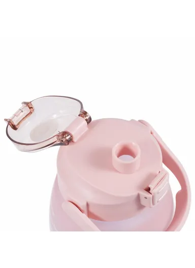 1300ML Large Water Bottle Drinking Cup with Straw (BPA-Free, NO FDA Certified) - Gradient Pink