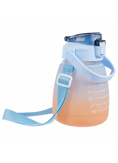 1300ML Large Water Bottle Drinking Cup with Straw (BPA-Free, NO FDA Certified) - Gradient Blue