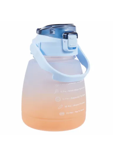1300ML Large Water Bottle Drinking Cup with Straw (BPA-Free, NO FDA Certified) - Gradient Blue