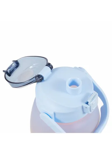 1300ML Large Water Bottle Drinking Cup with Straw (BPA-Free, NO FDA Certified) - Gradient Blue